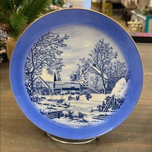 Vintage Currier & Ives 
THE FARMER’S HOME - WINTER